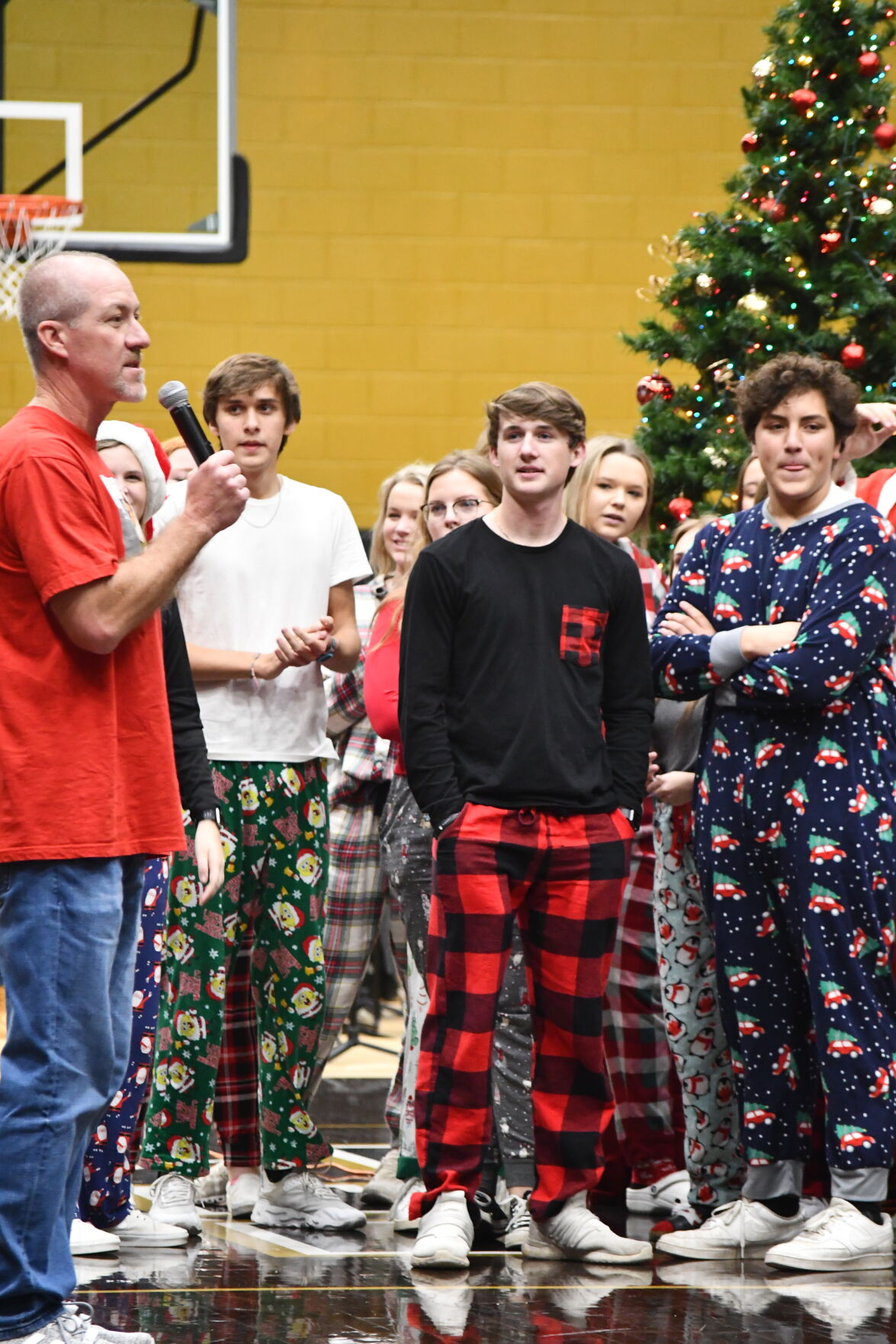NAHS XMas Assembly - Gilstrap, Cadets closeup.JPG